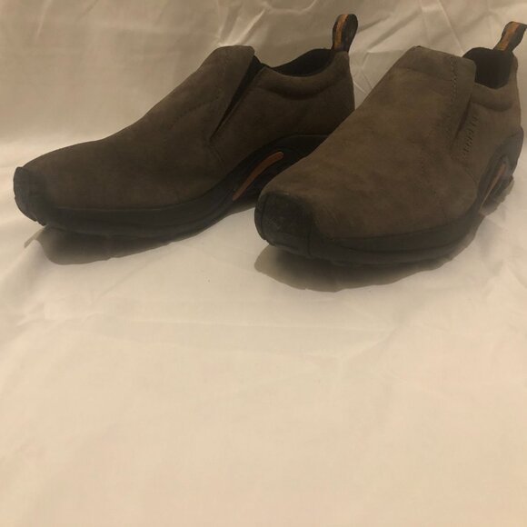 Merrell Jungle Moc Gray Suede Slip on Shoe Gray Size 12 main image 4